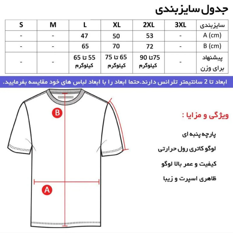 تیشرت آستین کوتاه مردانه یقه گرد طرح CFC مدل t 89789 مشکی چهارفصل