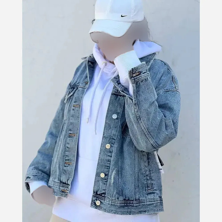 کت جین کوتاه زنانه جین رنگی سایز L و XL