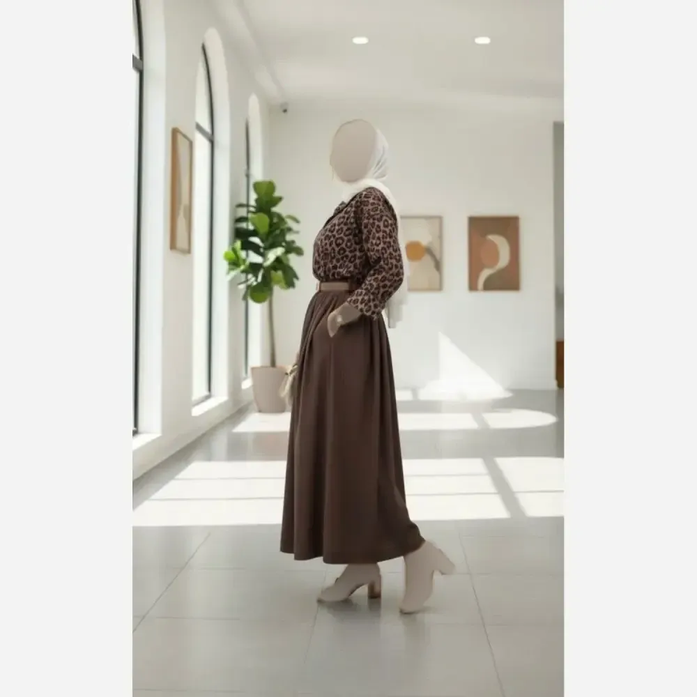 شلوار زنانه کراش طرح گل درشت خنک و سبک فری سایز