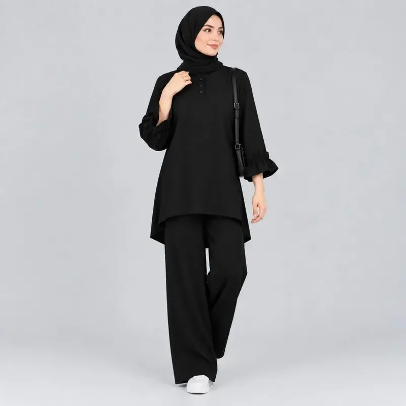تونیک زنانه لینن مدل کوک دوزی