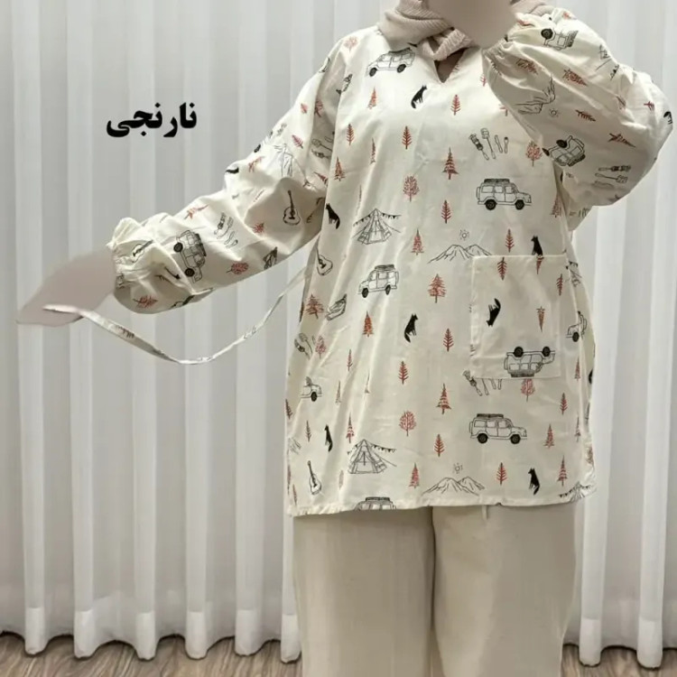 مانتو جلوبسته زنانه مدل کاکتوس کد 1818 فری سایز مناسب تا سایز 50 جنس لینن چهارفصل تنخور راحت بدون سایه اندازی