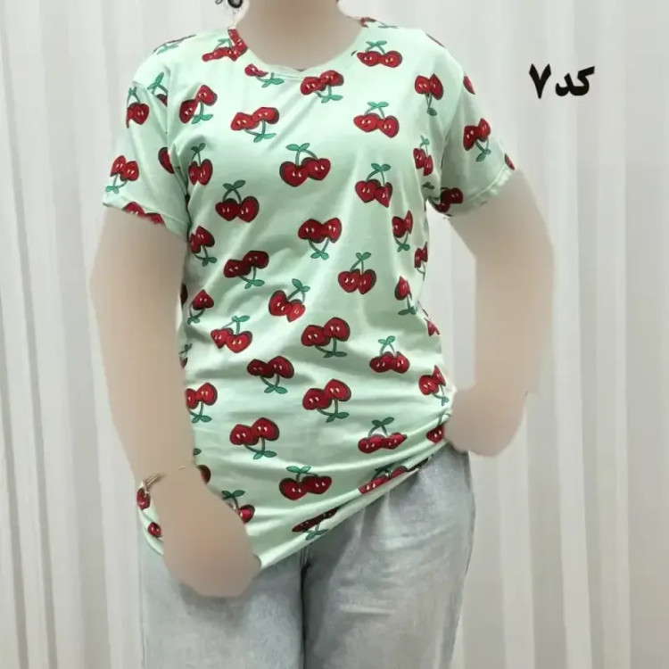 تیشرت طرحدار H&M کد 1170 آبرفت و رنگ رفت ندارد چروک نمیشود سایزبندی کامل S تا XXXL