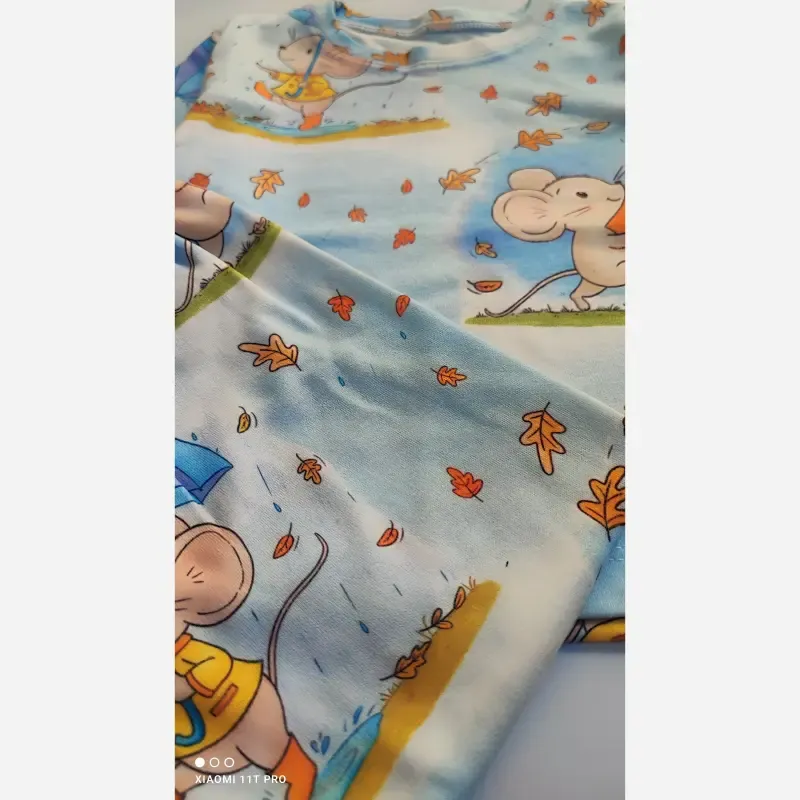 ست بلوز و شلوار راحتی بچه گانه نخ و پنبه سایز 35 و 40